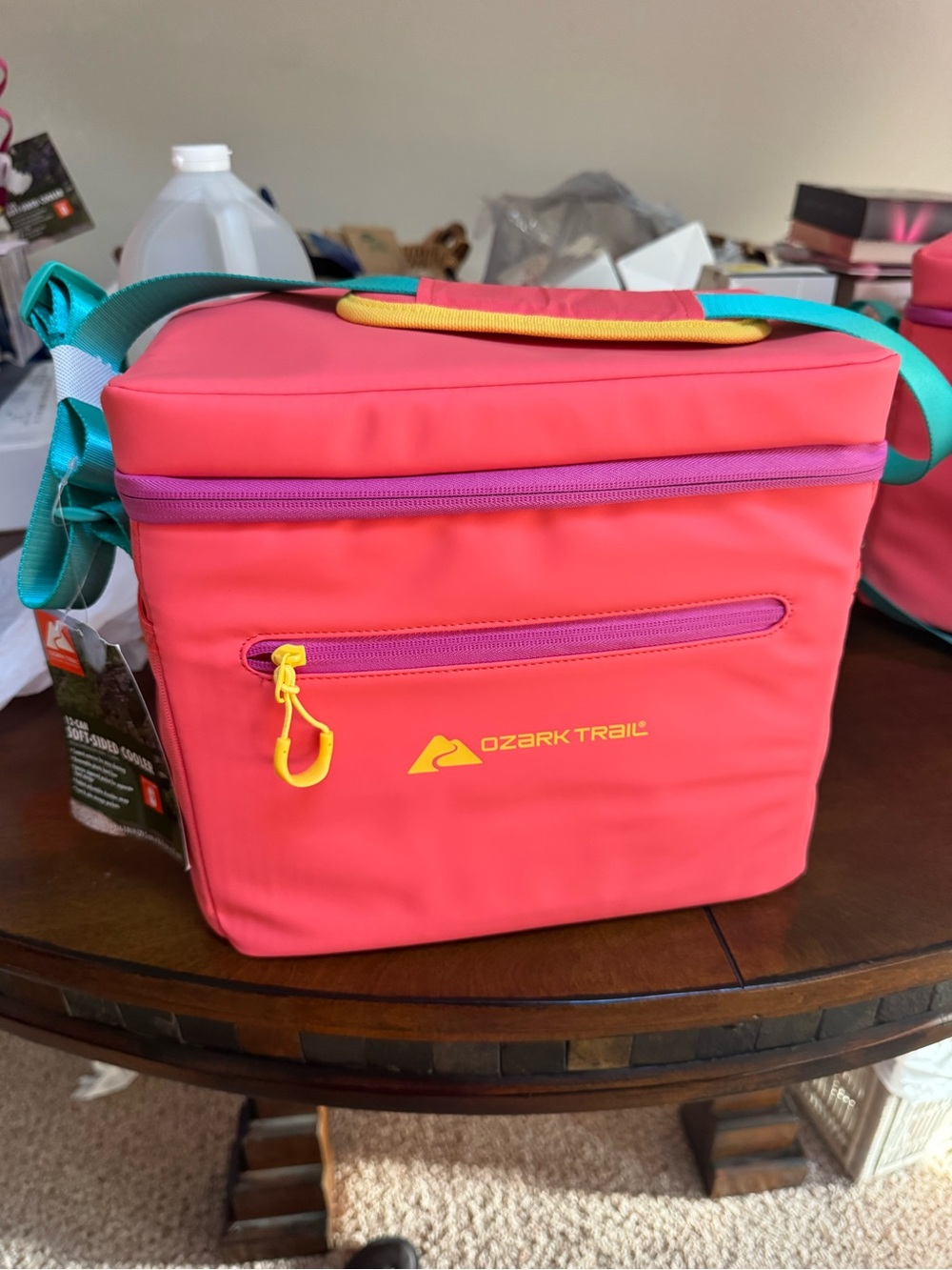 Bundle Ozark Trail Soft Sided Cooler W/5 pc Blush Set